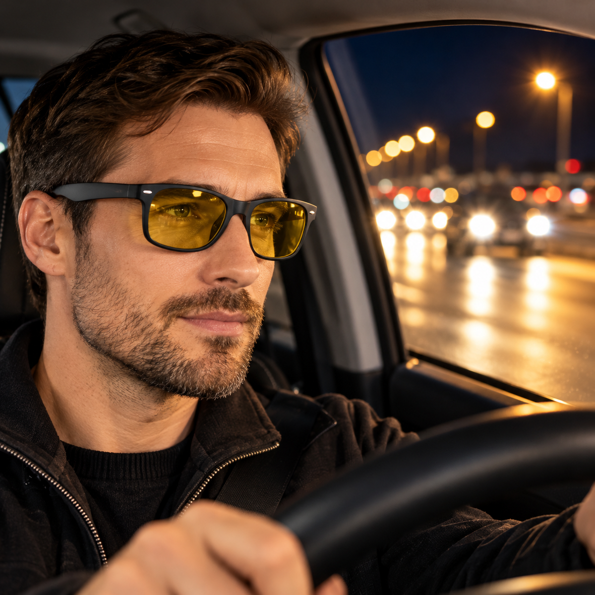 Night Driving Glasses with UV Protection Yellow Lenses 18 g