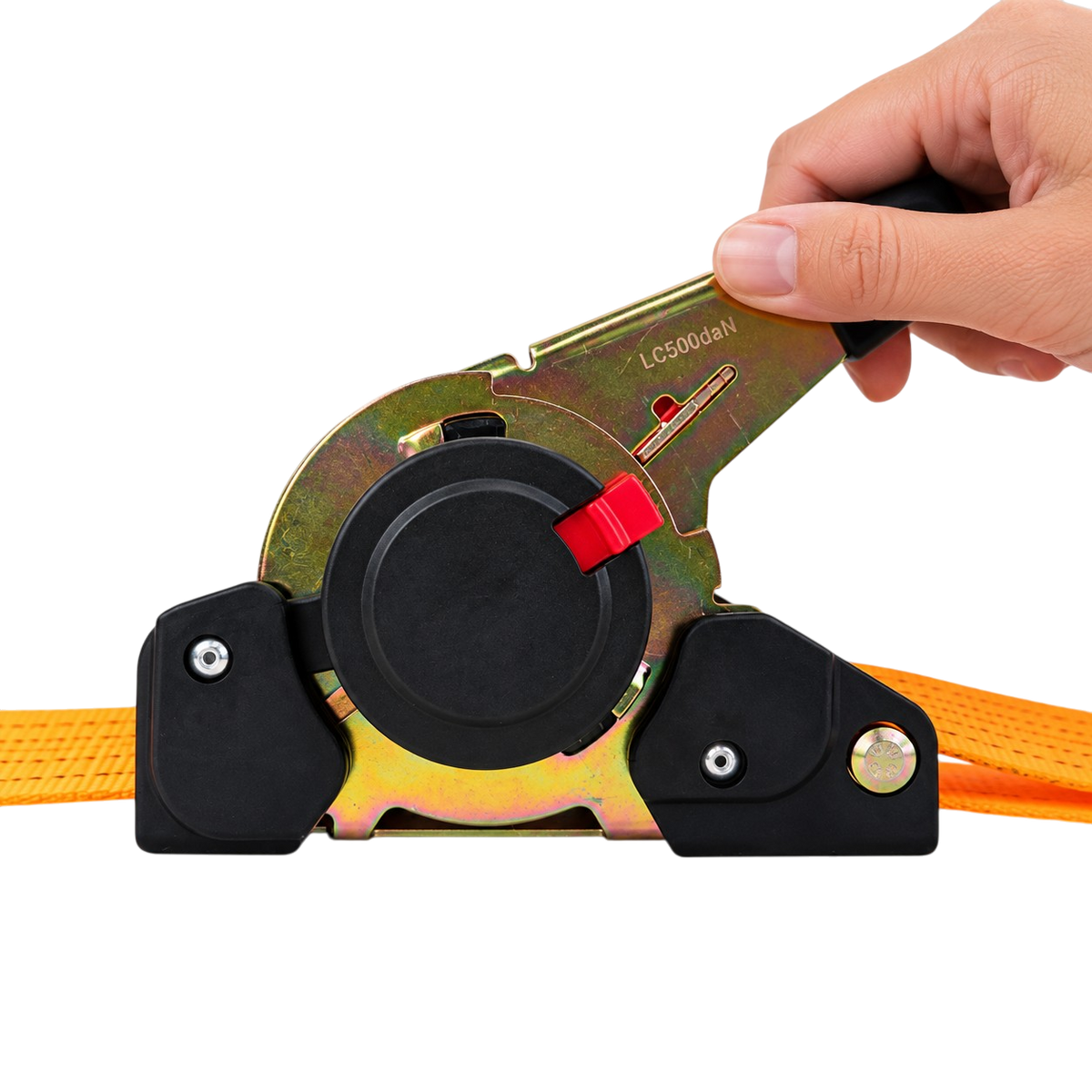 Samonavijalni avtomatski zatezni trak z kavlji