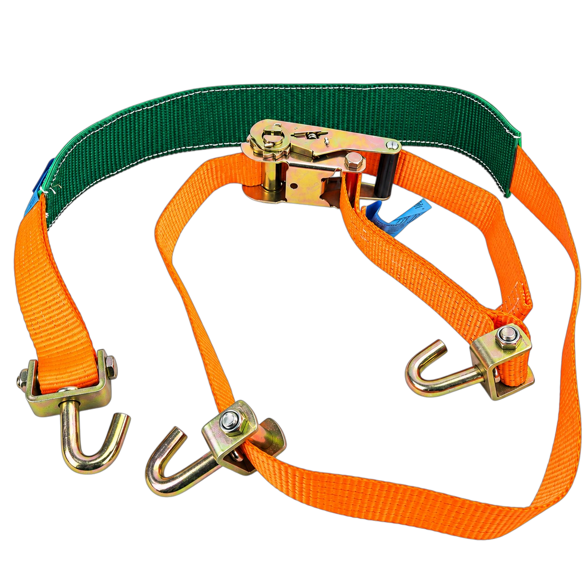 Wheel Straps for Car Transporters 3 Point Tie Down 2.5m