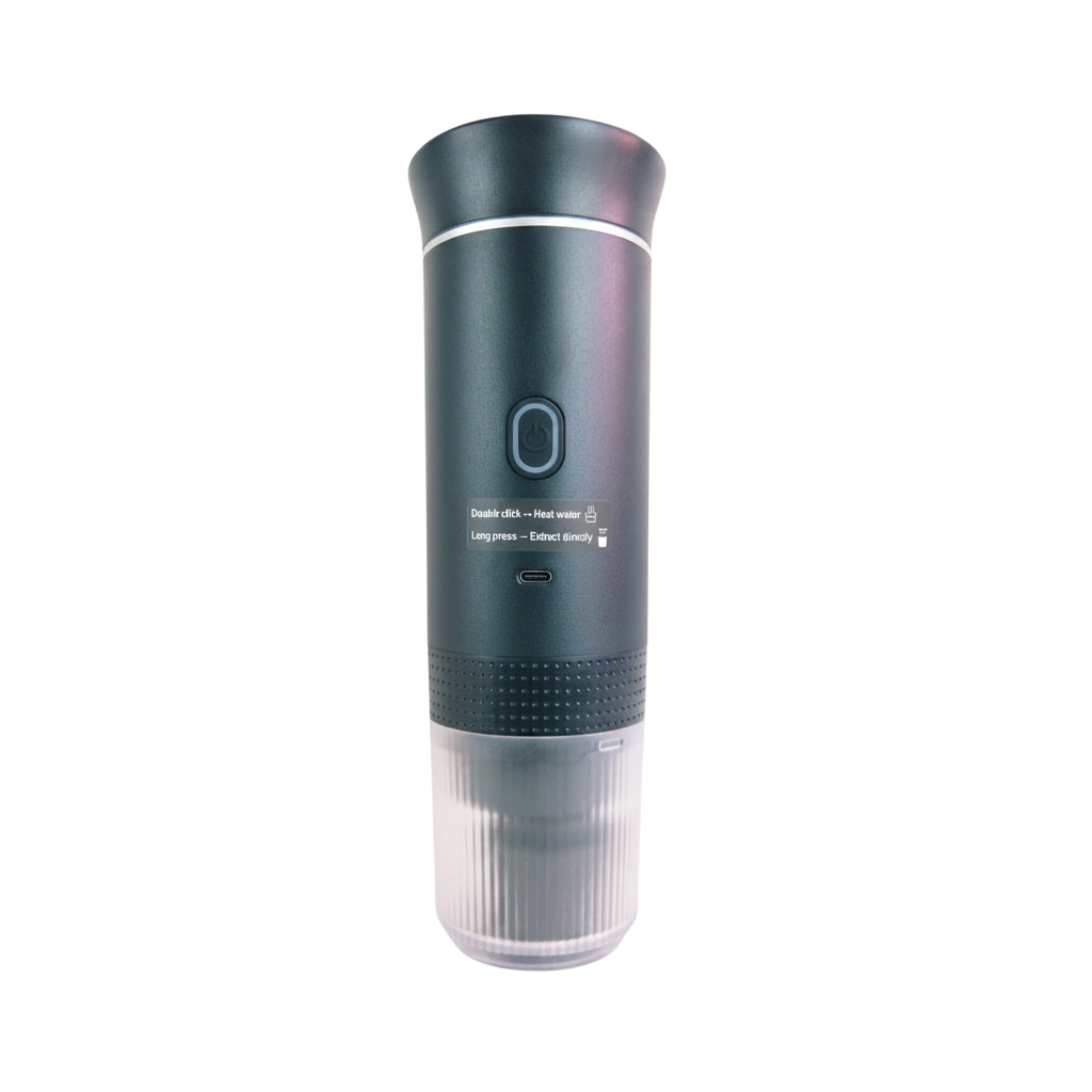 Portable coffee maker USB Rechargeable, Compatible with Capsules & Ground Coffee (Nespresso&Dolce Gusto)