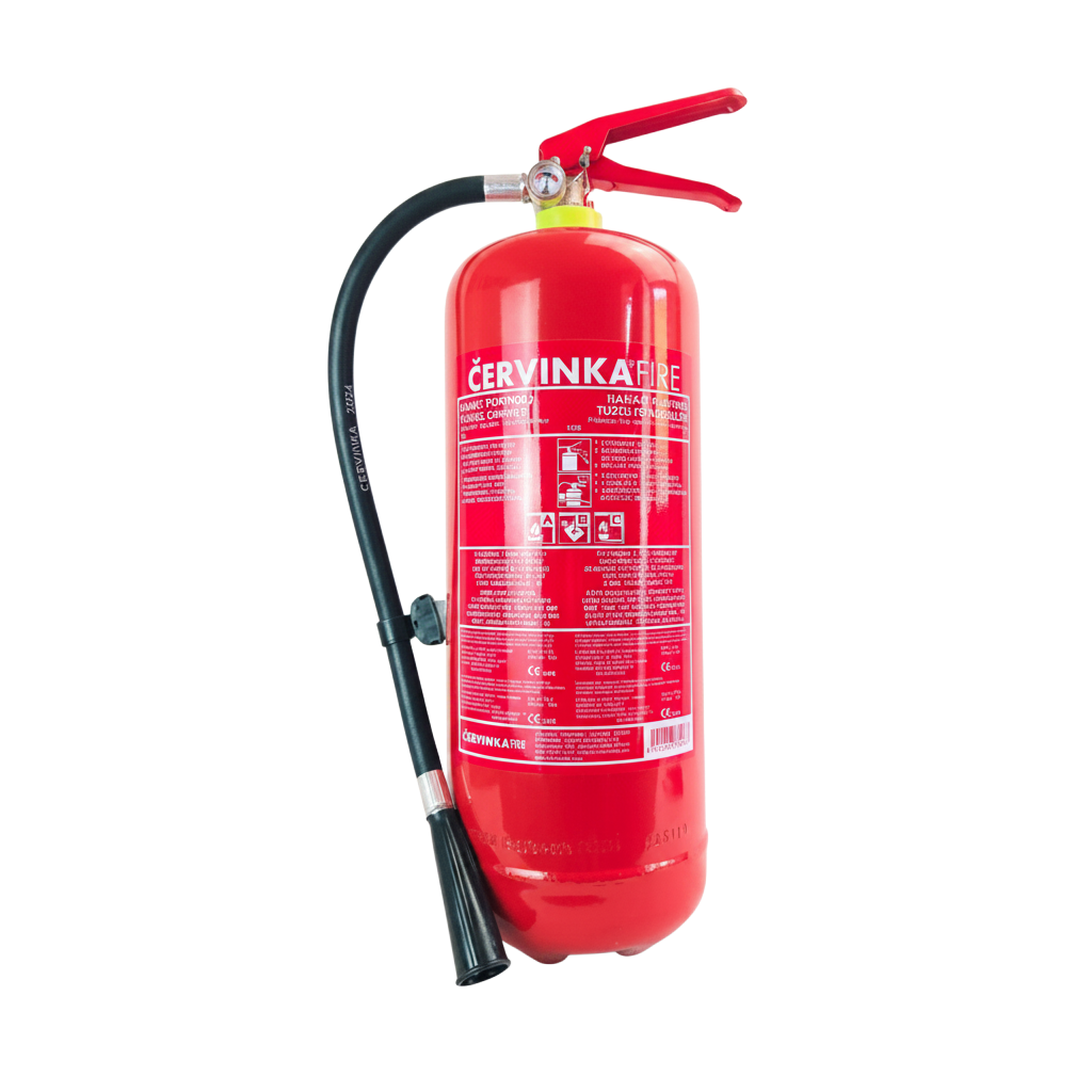 Fire Extinguisher Dry Powder 6kg 43A 233B C with Pressure Gauge & Wall Bracket