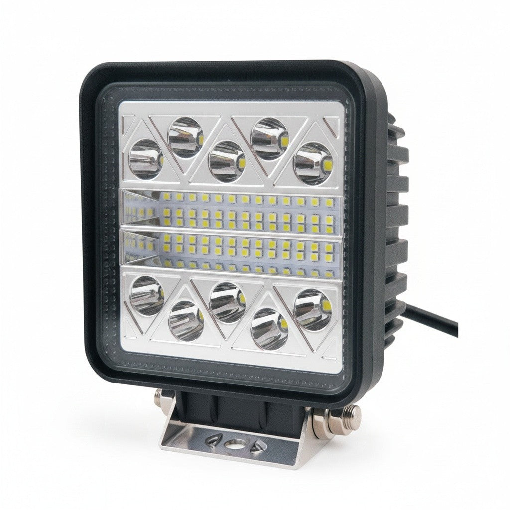 LED Work Light Square Combo Beam 12/24V for Trucks & Tractors