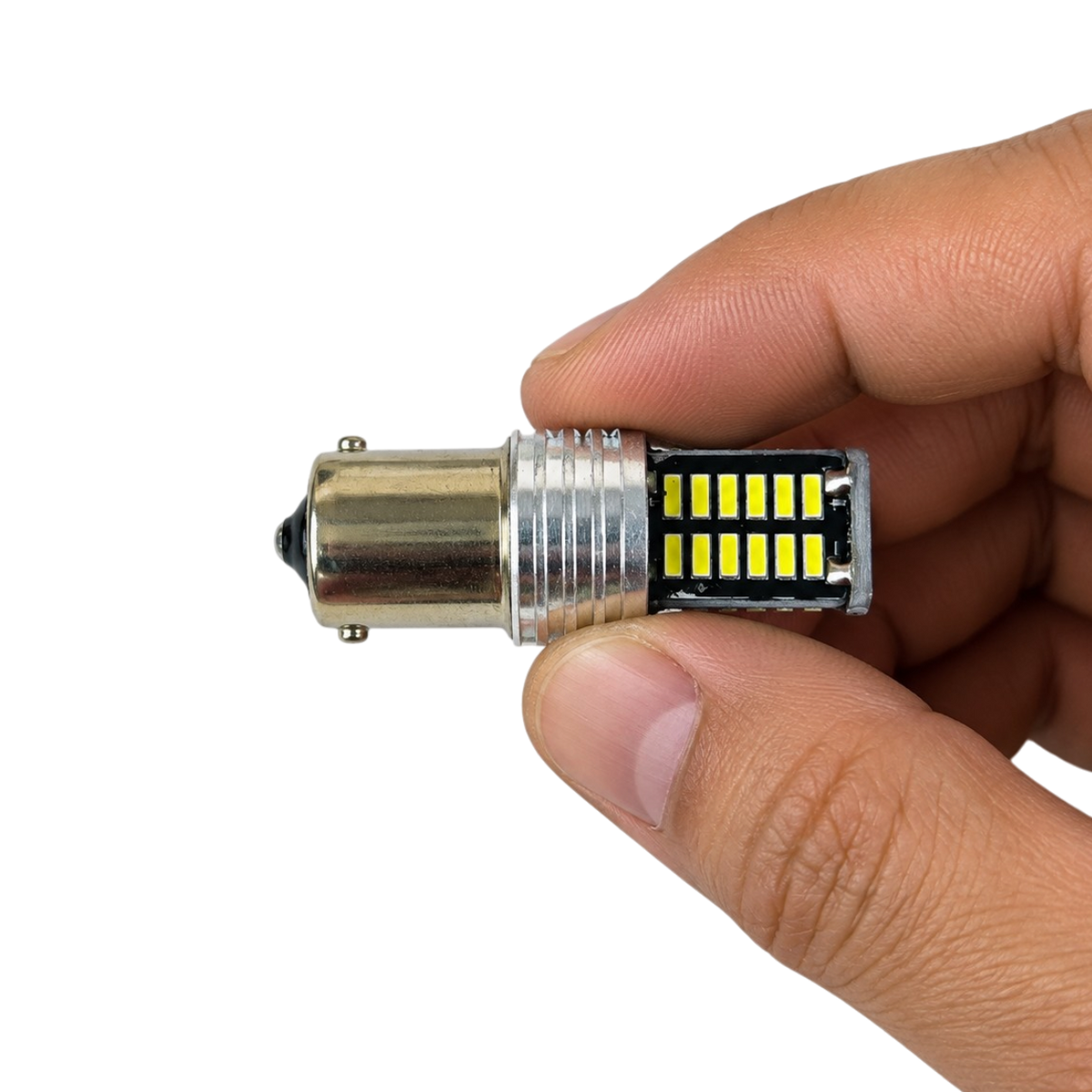 Car LED Bulbs BA15S 30 SMD Canbus 12V White 2 Pack