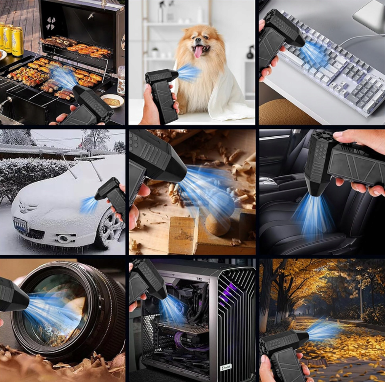 Mini bezdrátový vzduchový ofukovač – prémiový