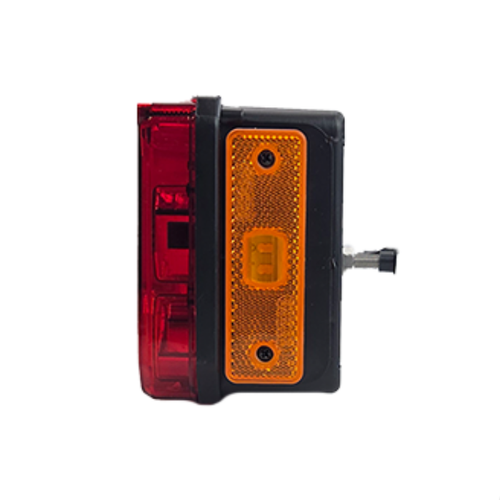 LED Rear Lamp 7-Function Triangle Prism 12-24V