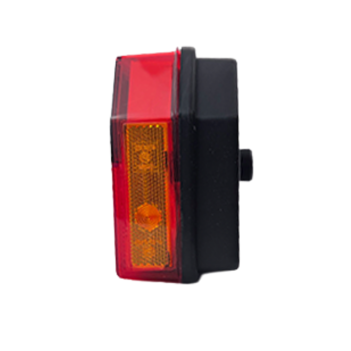 Rear Lamp for Kögel & Krone Trailers – Angled Corner, Plug Connection