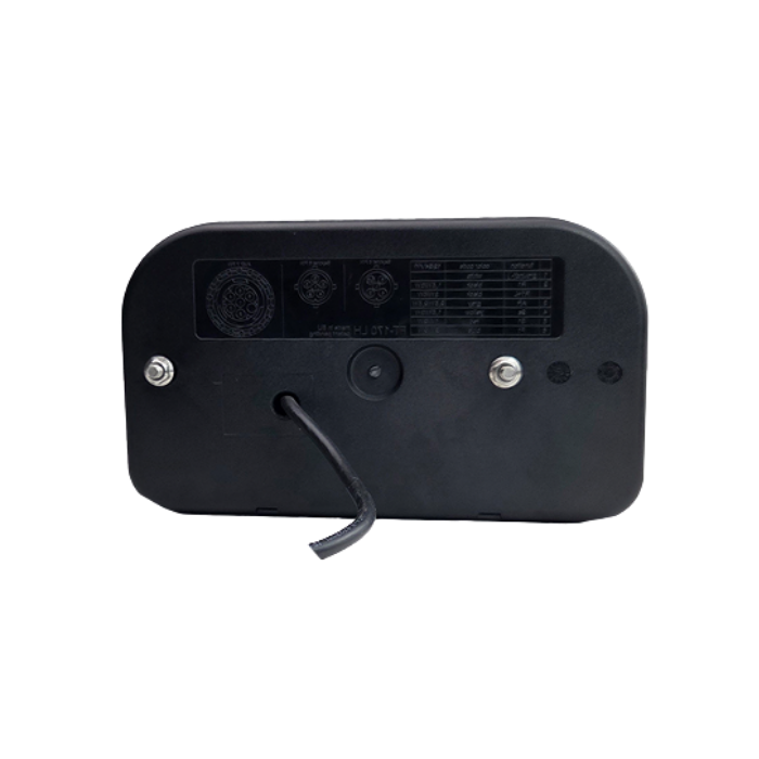 LED Rear Light, 5-Function, Rectangular with Triangle Reflector