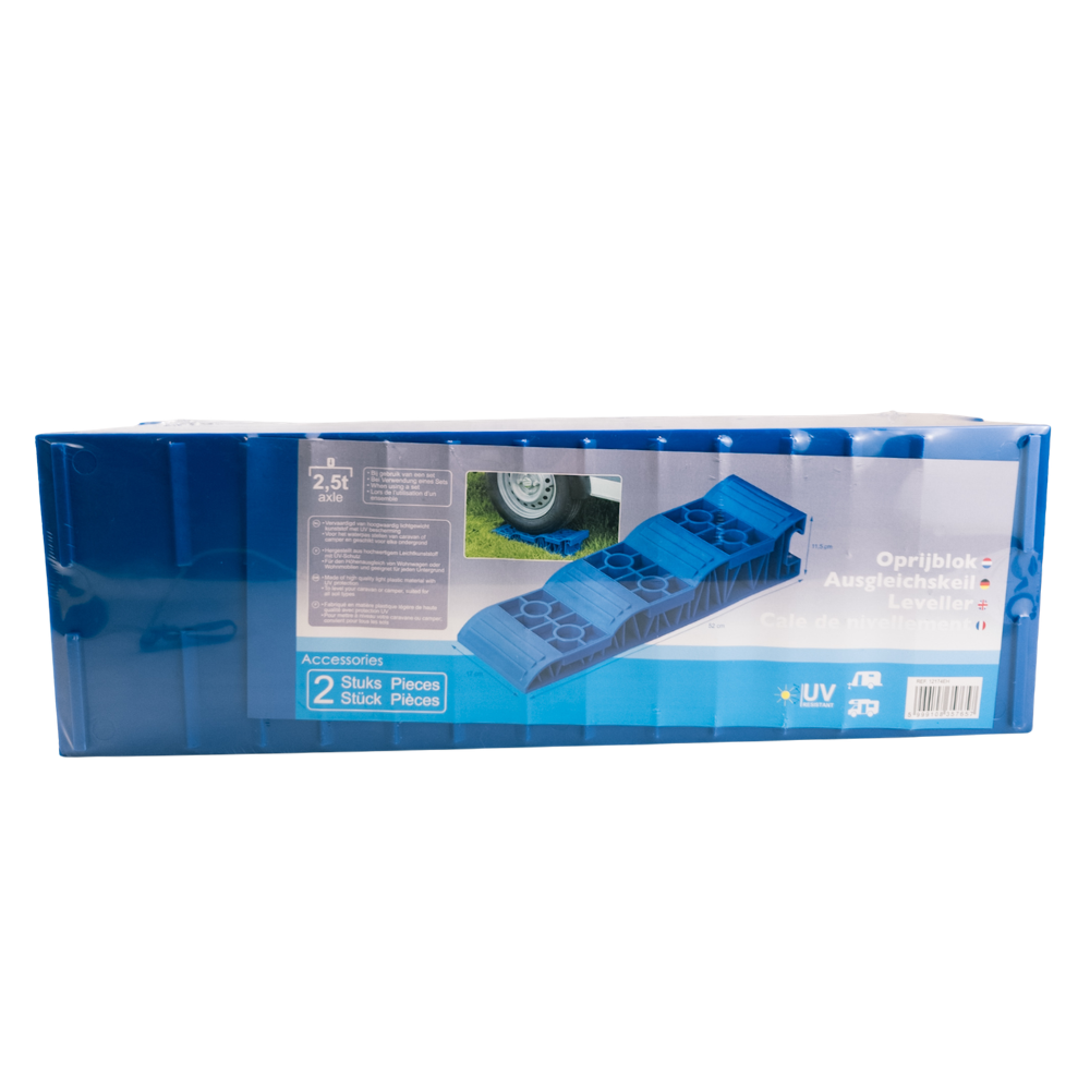 Rampas de nivelamento para caravana (calços de roda), pack de 2