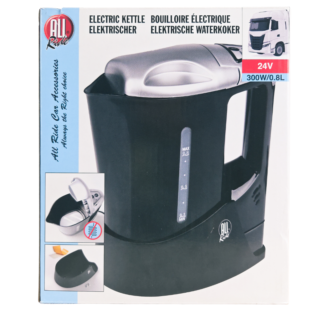 Car Kettle 24V 0.8L 300W with Holder Automatic Shut Off