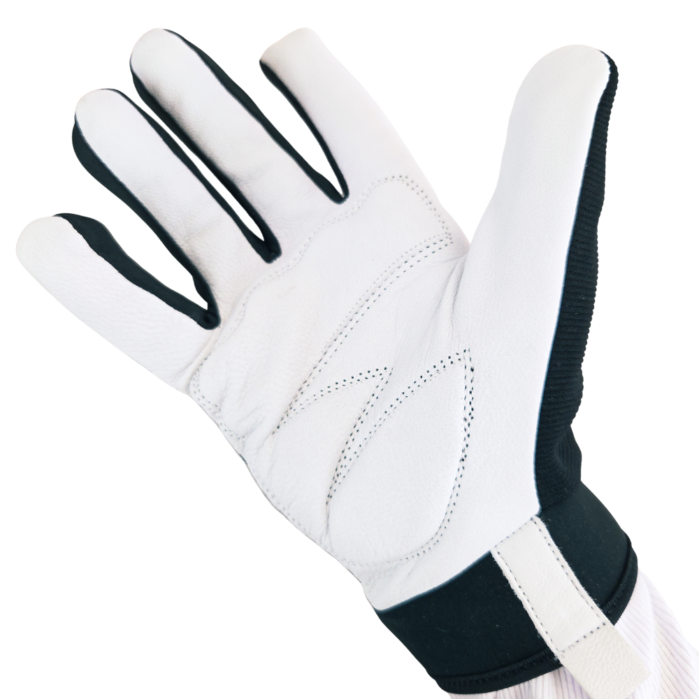Work Gloves with Double-Padded Goatskin Palm Size 10