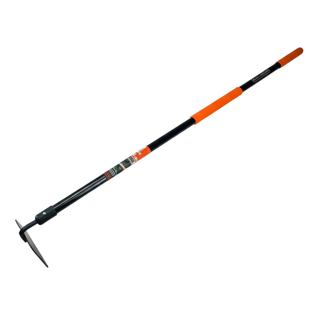 Záhradná motyka s dlhou násadou na pletie