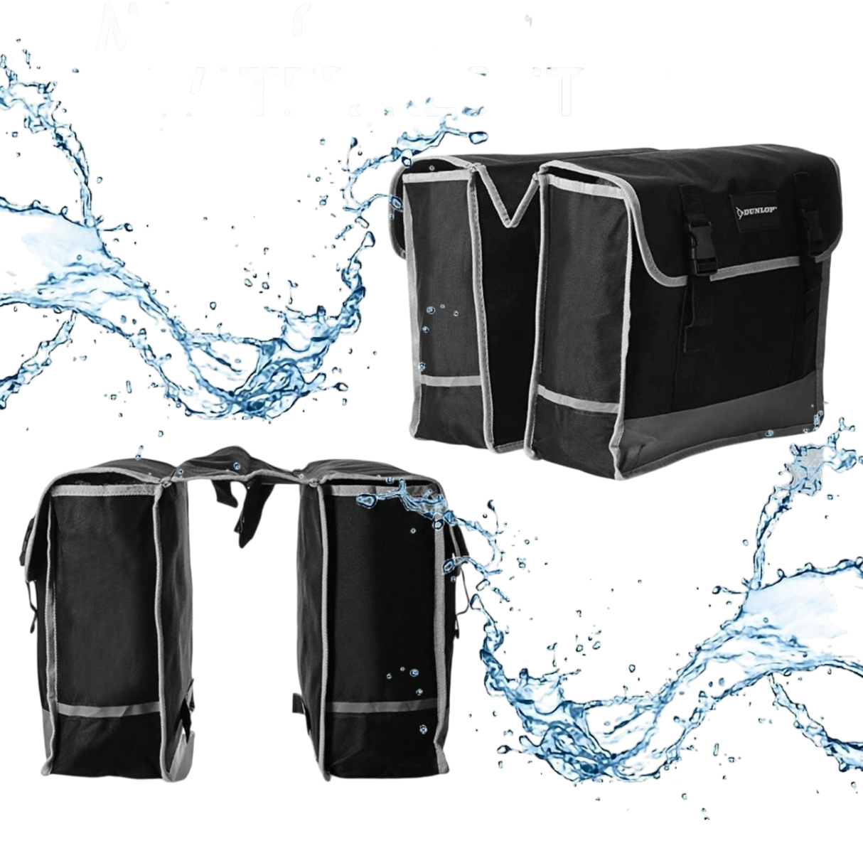 Bike Pannier Bag 26L Double Rear Bicycle Panniers