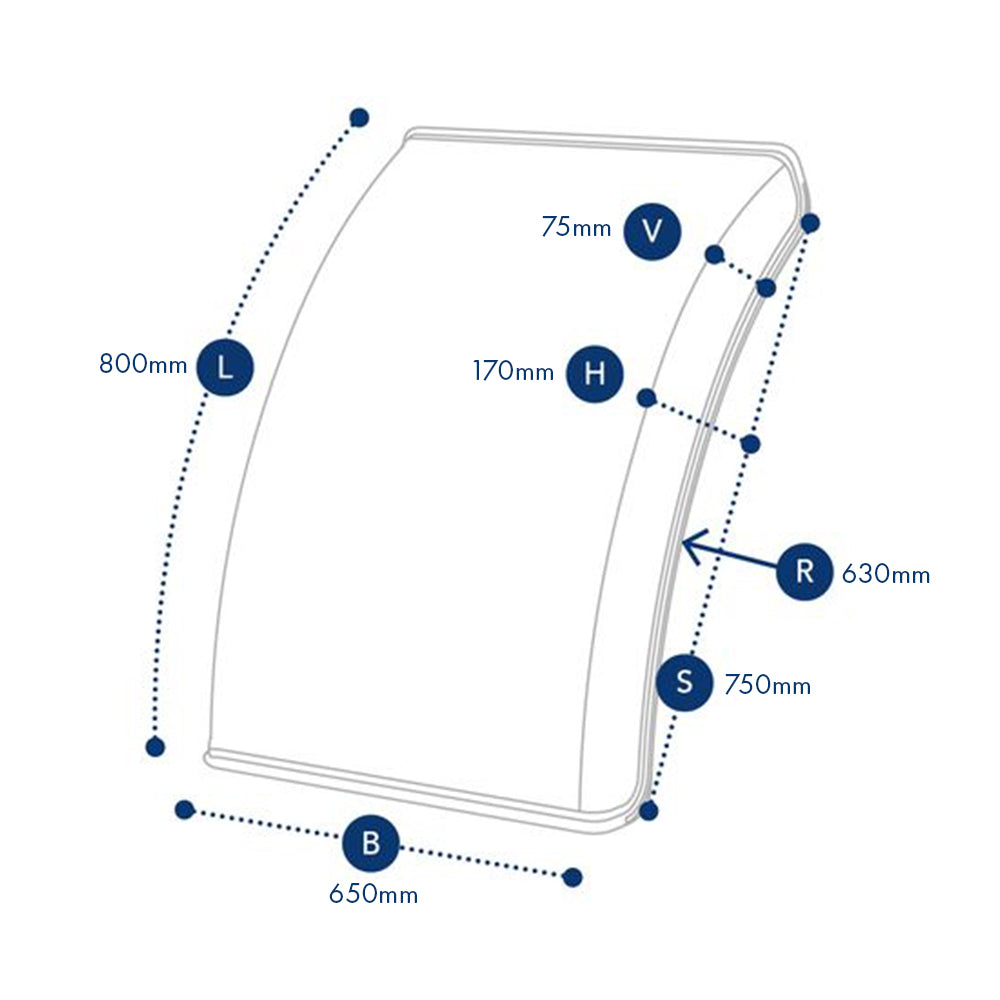 Plastic Semi-Circular Mudguard