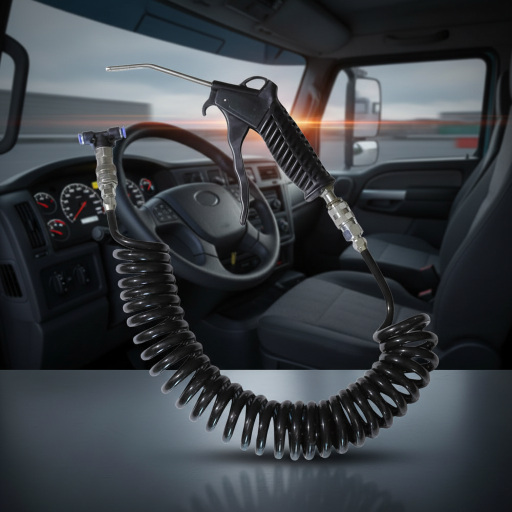 Air Blow Gun Set with 5m Spiral Hose