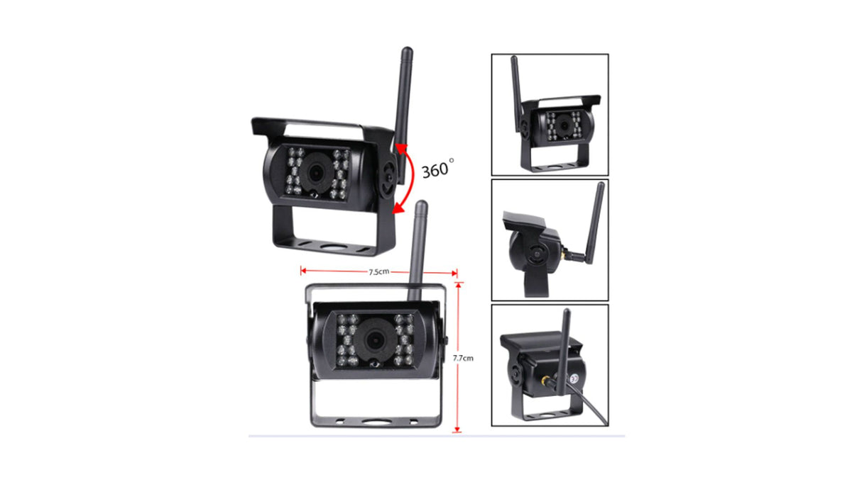 Telecamera Retromarcia Wireless 12/24V (senza monitor)