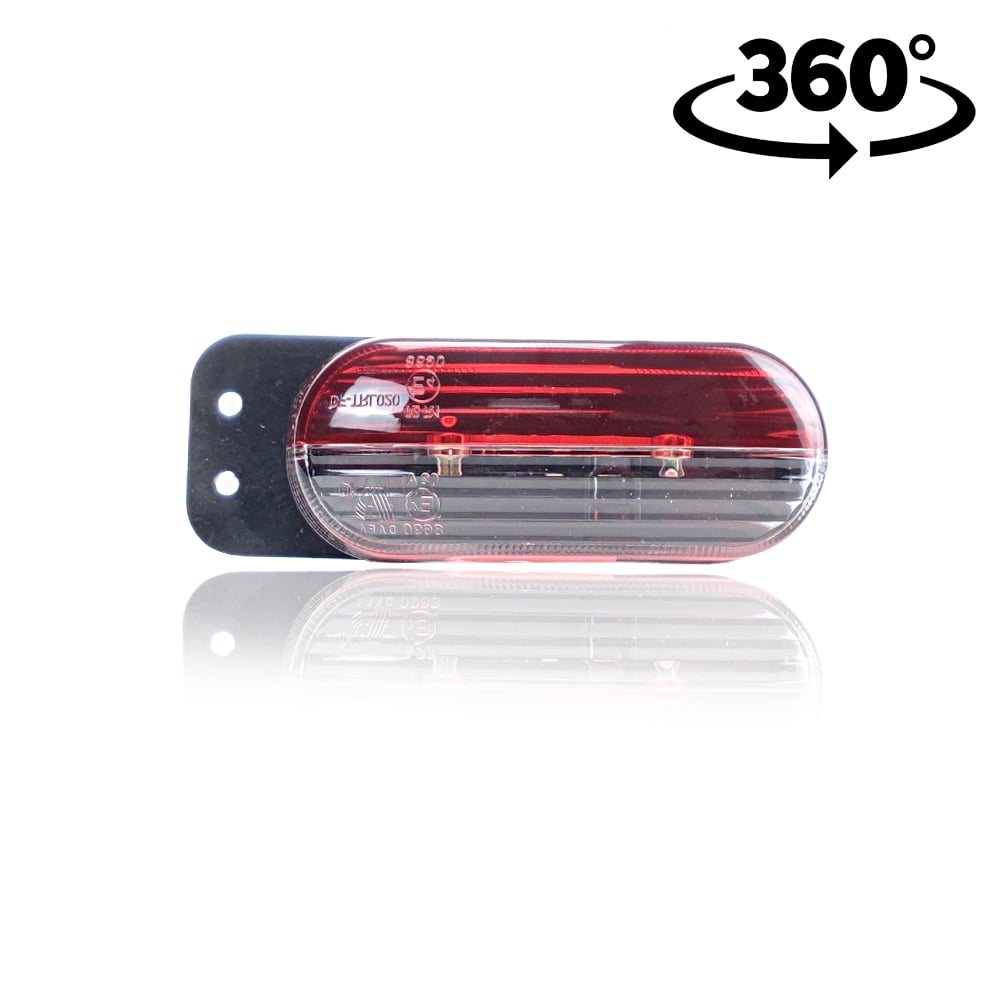 Side Marker Lamp Red/White LED 12/24V