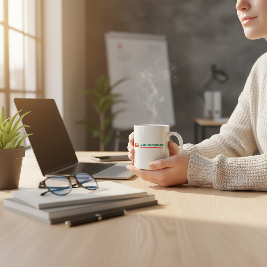 Hungarocamion Logo Mug White 3dl