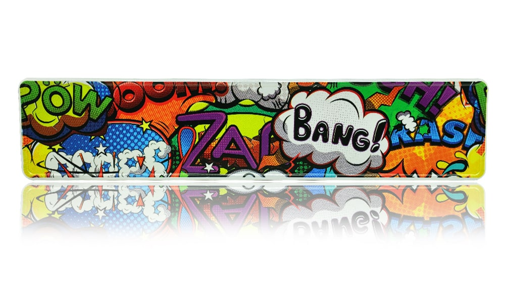 Personalizirana aluminijska pločica s imenom