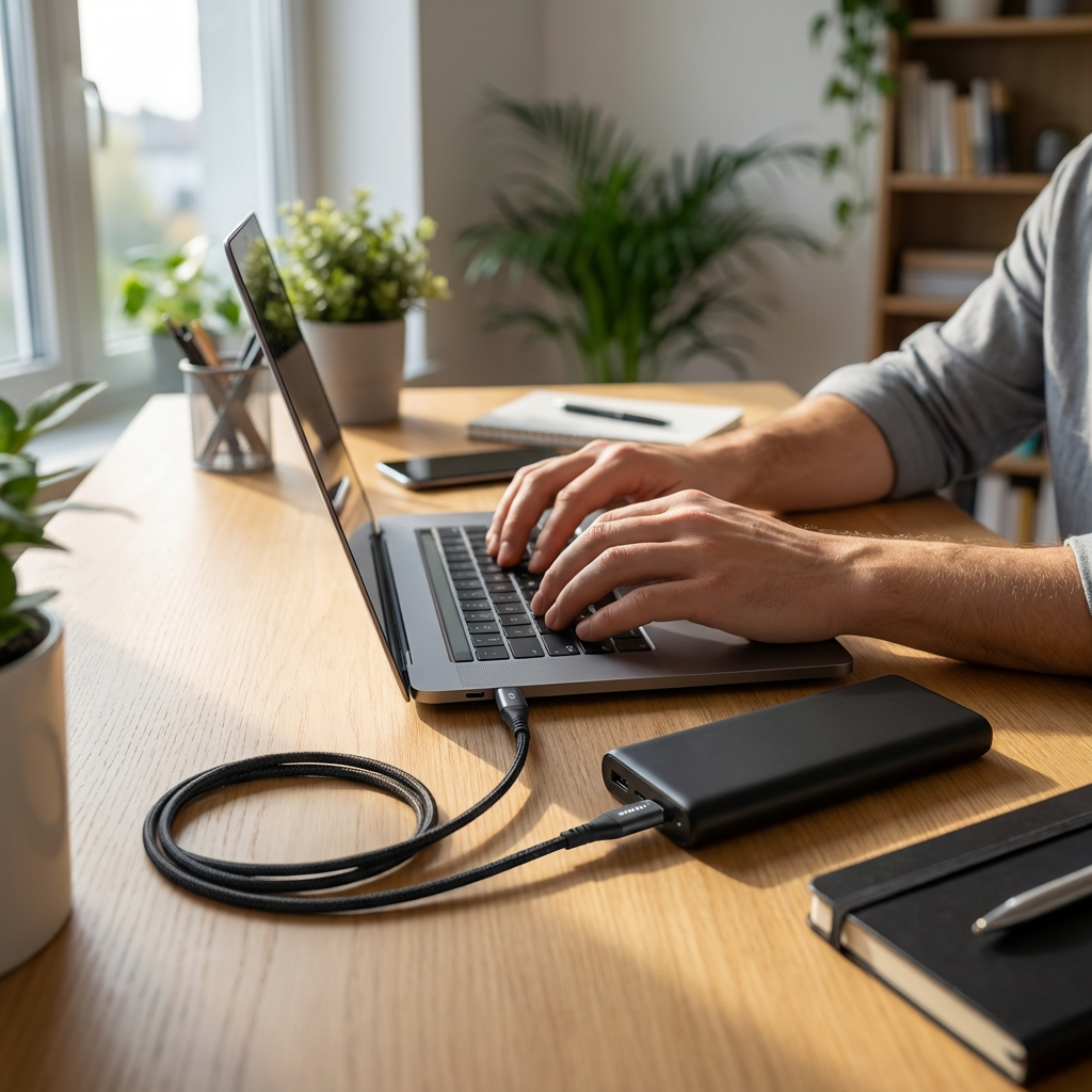 USB C kábel 100W na rýchle nabíjanie s displejom výkonu v reálnom čase, kábel Type C 1,2 m