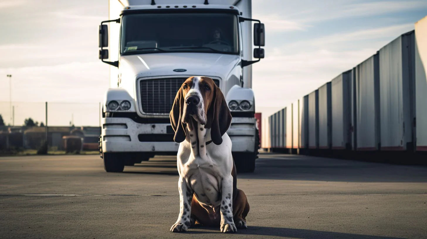 A companion on the long journey: traveling with a dog in a truck