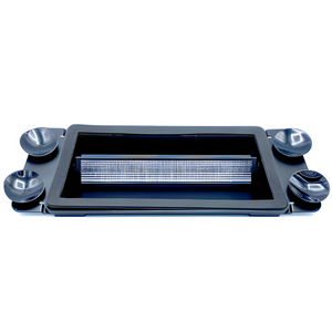 Žlté výstražné LED svetlo na čelné sklo, 24 LED, 19 režimov