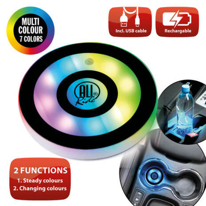 LED Cup Holder Light – 7 Colors