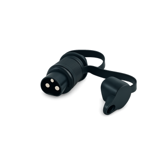 3-pin 12V trailer plug with protective cap
