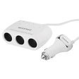 Multipresa Accendisigari 3 in 1 con 2 Porte USB e LED