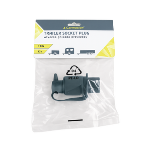 Trailer plug 3-pin 12V retail packaging