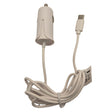 All Ride USB Type-C KFZ-Ladegerät mit 1,2 m Kabel – 2,1A, Weiß