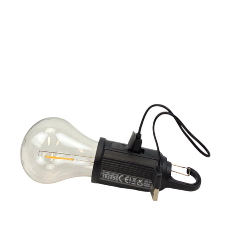 Lampada Solare da Esterno a Forma di Lampadina con Ricarica USB-C