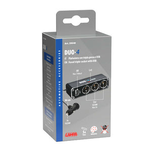 Car Cigarette Lighter Splitter with 3 Sockets