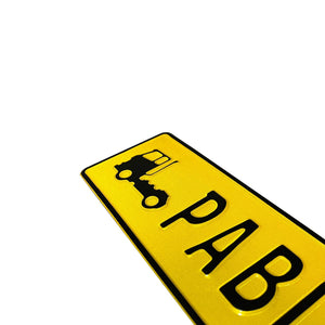 Personalizirana aluminijska pločica s imenom