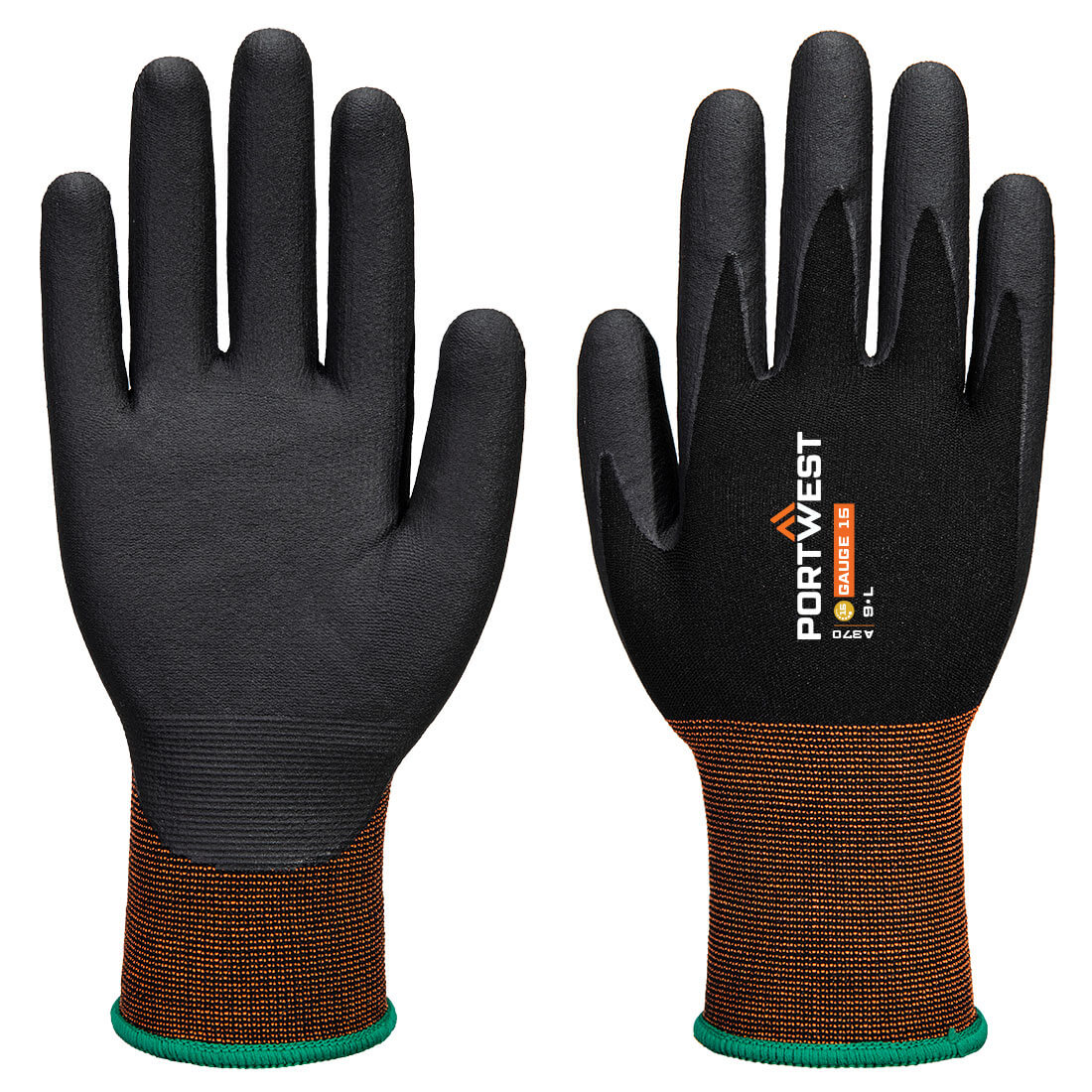 Protective Work Glove Microfoam Nitrile L (Size 9)
