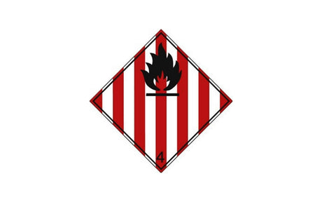 Plăcuță ADR pentru transportul substanțelor periculoase, PVC, 30x30 cm