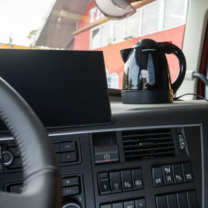 Bollitore da viaggio per auto 0,8 litri – Nero