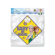Placa Baby On Board Frozen com Ventosa