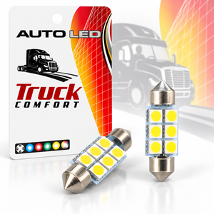 SMD LED Σοφίτα Λάμπα 6 LED Λευκού Φωτός