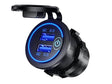 Presa USB da incasso per auto con Quick Charge 3.0 e doppia porta