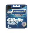 Recharges Gillette Mach3 Turbo – Pack de 4 têtes