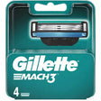 Gillette Mach 3 náhradné hlavice (4 ks v balení)