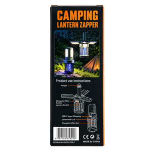 Bug Zapper Light with LED Camping Lantern, 500lm, USB-C, IPX6