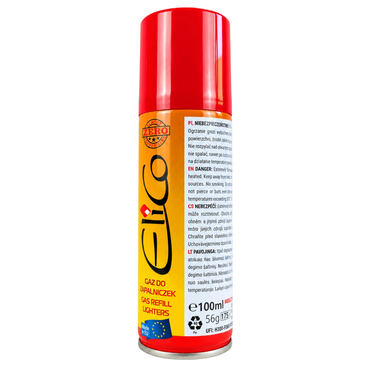 Lighter Refill Gas for Refillable Lighters 100ml