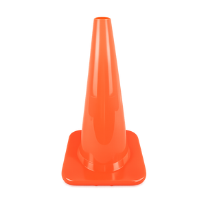 Traffic cone orange smooth Premium