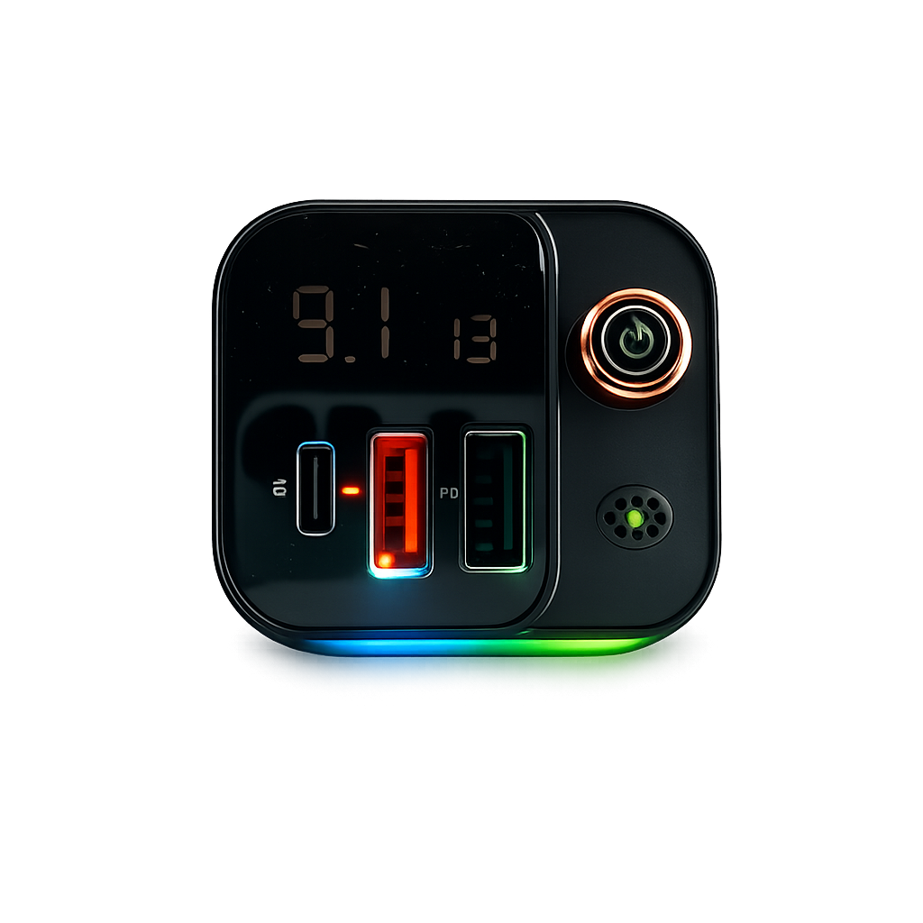 Bluetooth FM transmitter usb-c car adapter