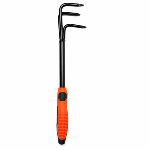 Ručné záhradné hrable s 3 hrotmi – kompaktný kultivátor s ergonomickou rukoväťou