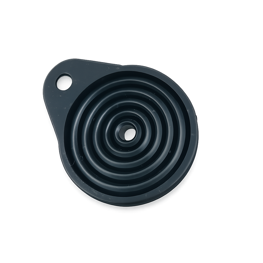 Fuel Funnel for Fuel Resistant Collapsible Silicone Funnel for Oil Petrol and Washer Fluid