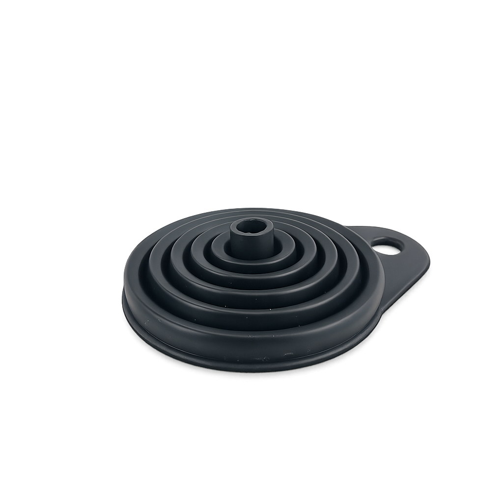 Fuel Funnel for Fuel Resistant Collapsible Silicone Funnel for Oil Petrol and Washer Fluid
