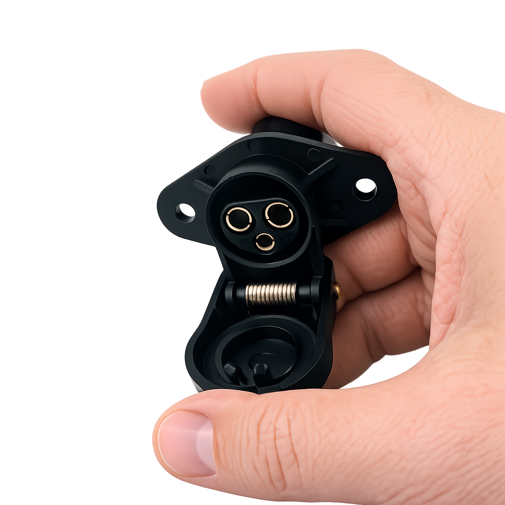 3 Pin Trailer Socket plastic