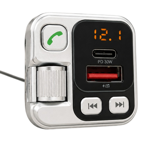 Bluetooth fm transmitter for car 45W PD Fast Charging and Hands-Free Calling